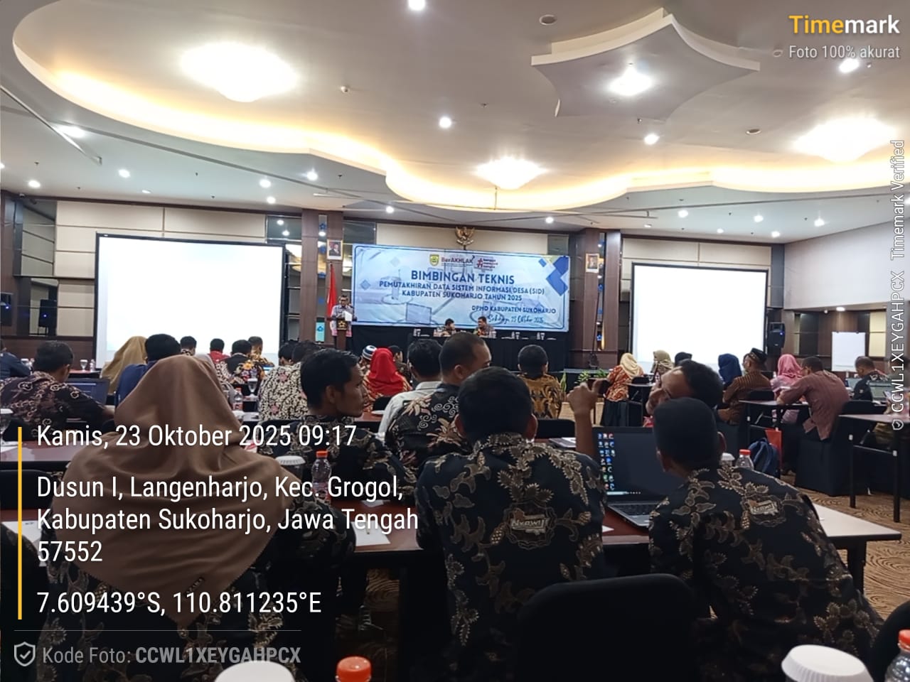 BIMBINGAN TEKNIS PEMUTAKHIRAN DATA SISTEM INFORMASI DESA (SID)