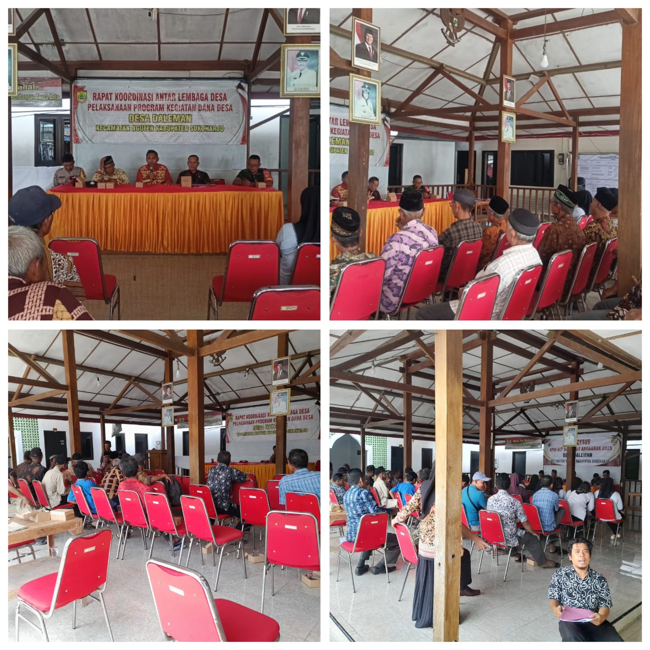 Rakor Antar Lembaga Desa Pelaksanaan Program Kegiatan DD Desa Daleman