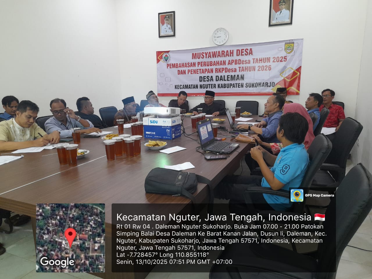 Musdes Penetapan Perubahan APBDes Tahun 2025 dan Penetapan RKPDes Ttahun 2026 