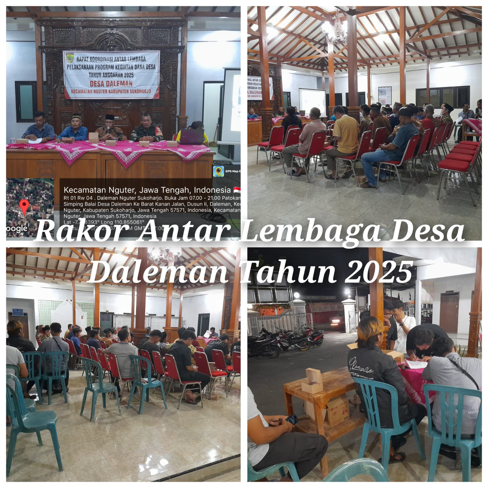 Rakor Antar Lembaga Desa pelaksanaan Program Kegiatan Dana Desa TA 2025