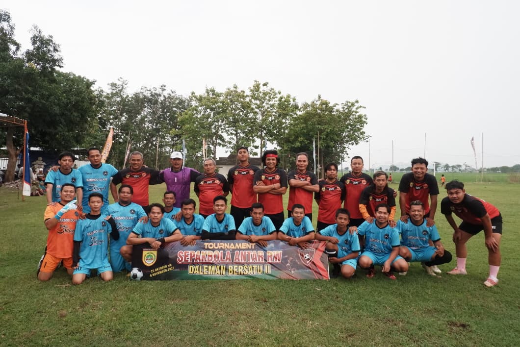 Tournament Sepakbola Antar RW Se Desa Daleman 