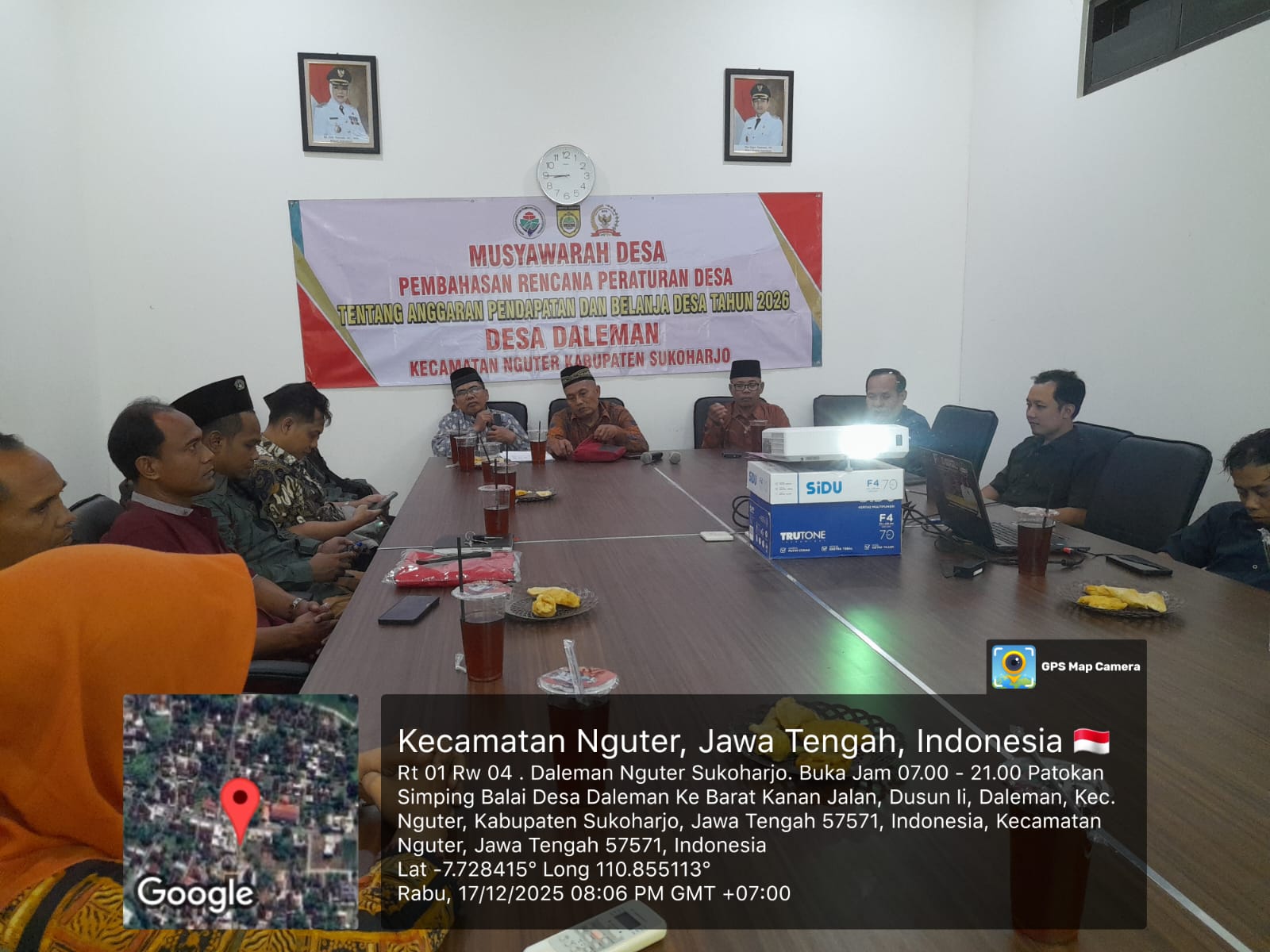 Musdes Pembahasan Rencana Perdes tentang APBDes Tahun 2025 