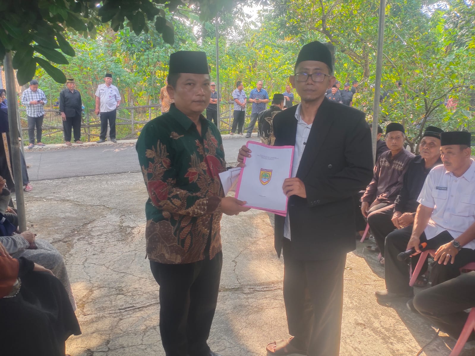 Penyerahan Tamat bagi warga yg meninggal