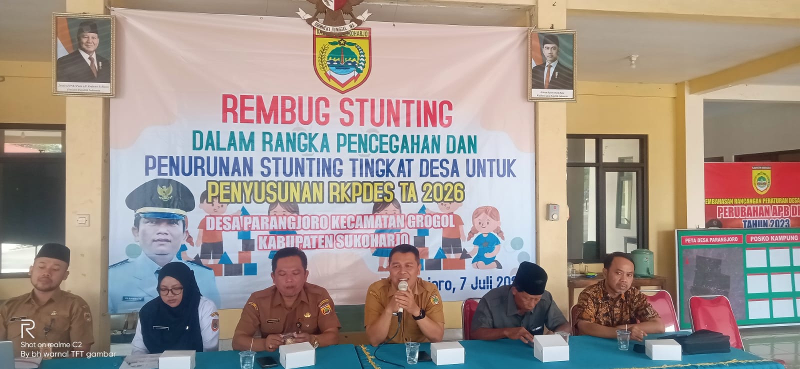 Rembuk standing Desa Parangjoro kecamatan Grogol Kabupaten Sukoharjo 