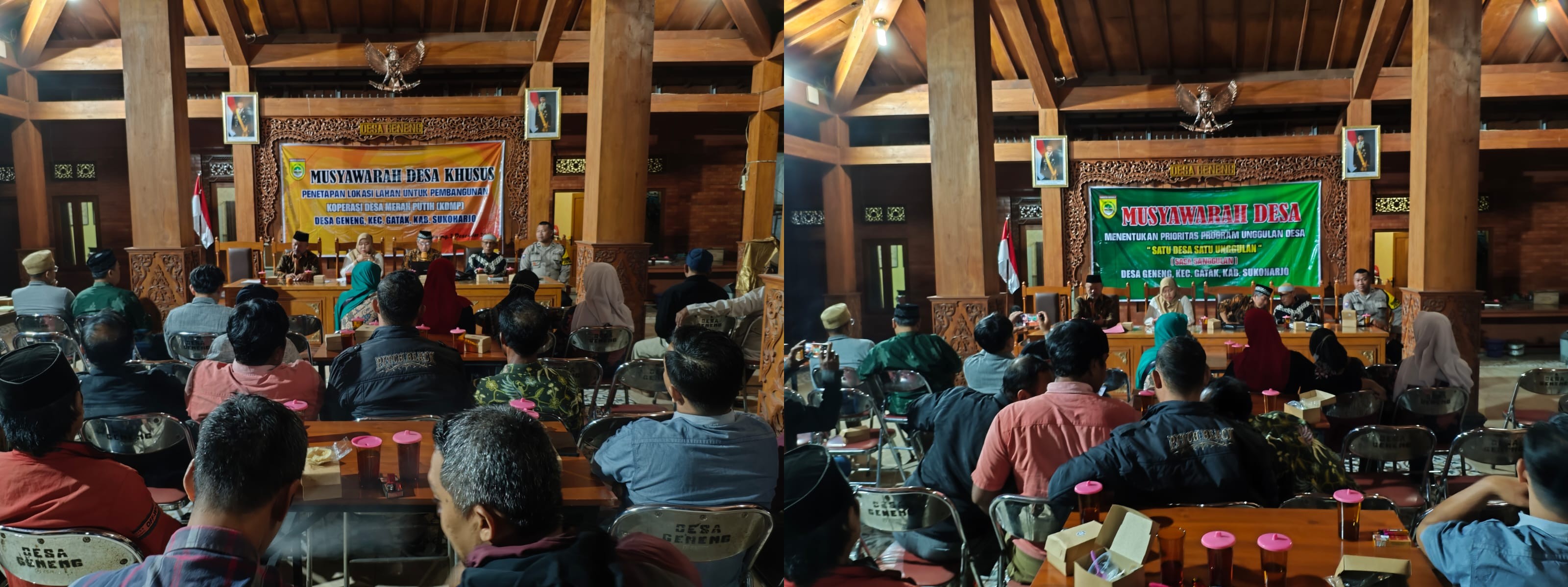 Musdes  penyedian lahan KDPM dan program satu Desa Satu Program Unggulan